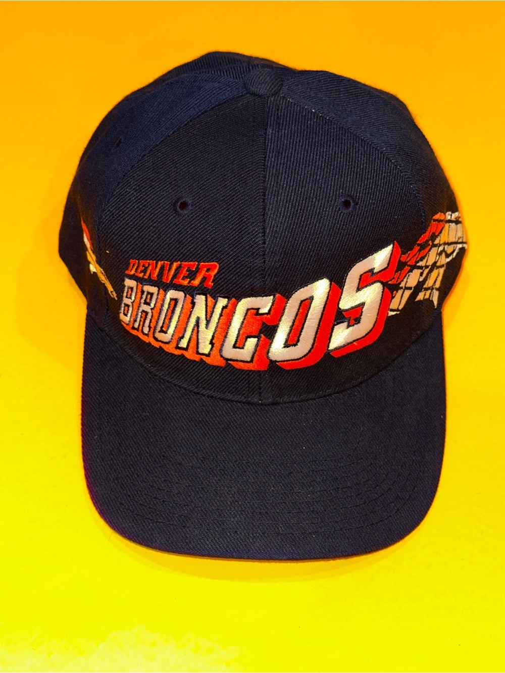 VTG 90s Denver Broncos NFL Sports Specialties Shadow Snapback Hat OSFM